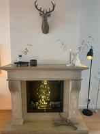 Mooie roest / bruin kleurige stolp, dienblad en waxinelicht, Ophalen of Verzenden, Nieuw