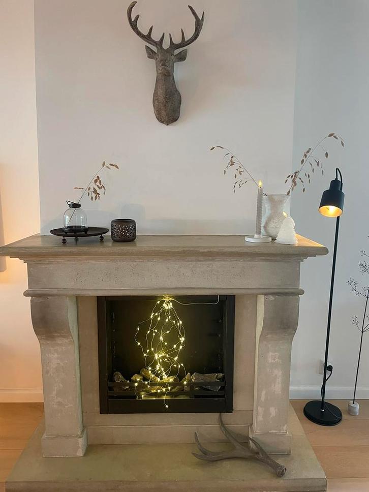 Mooie roest / bruin kleurige stolp, dienblad en waxinelicht, Huis en Inrichting, Woonaccessoires | Stolpen, Nieuw, Ophalen of Verzenden