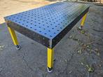 Lastafel 2400x1200x200mm, plaat 15, D28 gefreesde gaten., Doe-het-zelf en Verbouw, Werkbanken, Ophalen of Verzenden, Nieuw