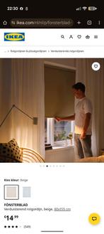 FÖNSTERBLAD Verduisterend Rolgordijn 80x155 cm, Ophalen, Beige, Nieuw, 50 tot 100 cm