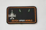 nametag dutch viper world, Verzenden, Zo goed als nieuw, Patch, Badge of Embleem