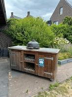 Kamado barbeque, BBQ meubel., Tuin en Terras, Ophalen, Gebruikt, Houtskool, Inbouw