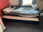 Bed met onderschuifbed, Ophalen, Gebruikt, 90 cm, Eenpersoons