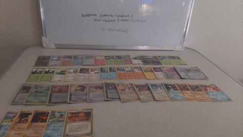 Pokemon Burning Shadows  +  Team Magma & Team Aqua, Hobby en Vrije tijd, Verzamelkaartspellen | Pokémon, Gebruikt, Meerdere kaarten