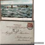 Ansichtkaart Zandvoort, Badgasten in Zee, ca. 1904, Ophalen of Verzenden, Voor 1920, Gelopen, Noord-Holland