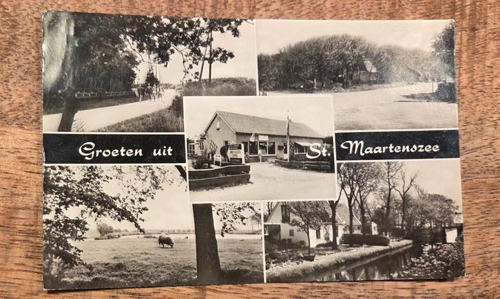 Groeten uit St. Maartenszee, Verzamelen, Ansichtkaarten | Nederland, Gelopen, Noord-Holland, 1940 tot 1960, Verzenden