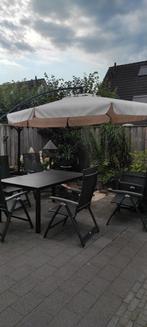 Zweefparasol Madison, Tuin en Terras, Ophalen, Kantelbaar, Gebruikt, 2 tot 3 meter