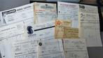 briefhoofd, facturen 12x Franeker 1950-1970, Verzenden, Gebruikt, Gebruiksvoorwerp