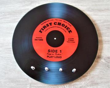 Old School LP Kapstok Glazen Wandkapstok Grammafoonplaat Vin beschikbaar voor biedingen