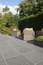 Basalt G684 gevlamd geborsteld (Olivian Black) Nieuw, Ophalen, Overige materialen, Nieuw, 10 m² of meer