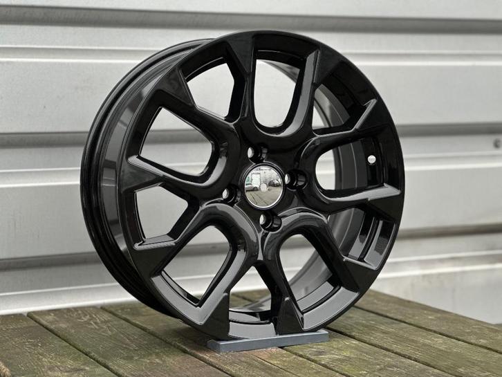 16" FIAT ABARTH Look Sportvelgen FITS FIAT 500, PANDA ABARTH, Auto-onderdelen, Banden en Velgen, Velg(en), Zomerbanden, 16 inch