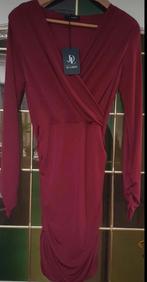 Nieuwe -sexy- Di Loren Jersey Drape feest Jurk - Maat L, Kleding | Dames, Jurken, Di Loren, Paars, Maat 42/44 (L), Nieuw