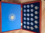 Complete set €2 "30 jaar europese vlag" in cassette, Ophalen of Verzenden, Overige landen, Overige waardes