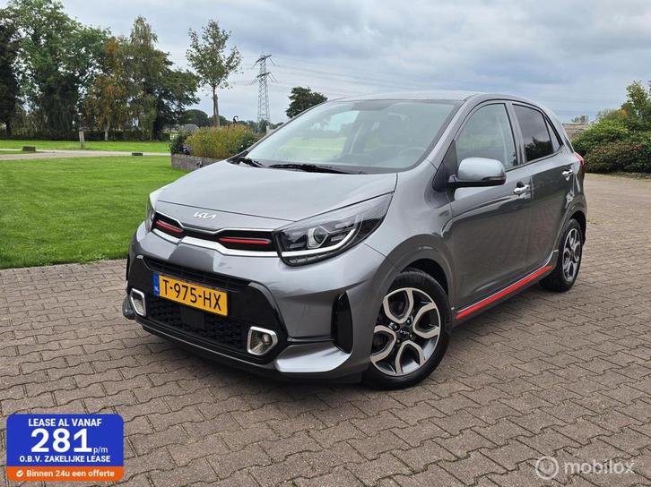 Kia Picanto 1.0 DPi GT-Line/CRUISE/CLIMA/LEER/PDC/CAMERA, Auto's, Kia, Bedrijf, Te koop, Picanto, ABS, Achteruitrijcamera, Adaptive Cruise Control