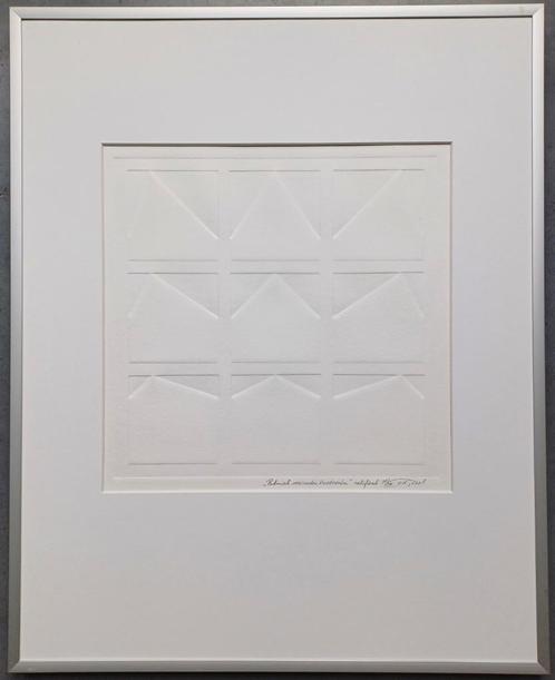 Eef de Graaf - gesigneerde reliëfdruk, Antiek en Kunst, Kunst | Etsen en Gravures, Ophalen