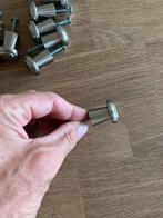 Deurknop, chroom 19 stuks, Ophalen of Verzenden, Zo goed als nieuw, Chroom, Overige typen