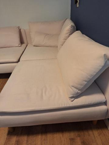 IKEA Soderhämn hoekbank lichtroze - afbeelding 4