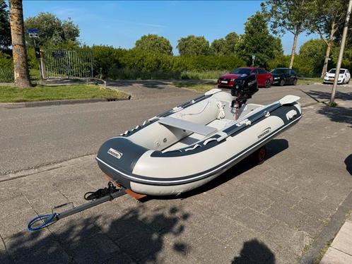 6PK Suzuki kortstaart Rubberboot Nimarine Airdeck, Watersport en Boten, Rubberboten, Zo goed als nieuw, Overige merken, Airdeck