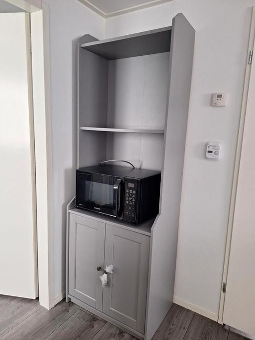IKEA Hauga Buffetkast - Grijs - Veel Opbergruimte!, Huis en Inrichting, Kasten | Buffetkasten, Gebruikt, 150 tot 200 cm, 50 tot 100 cm