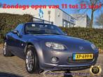 Mazda MX-5 1.8 Exec, Apk 2-2025! Leder! 17" Lm! Zondag Open!, Auto's, Mazda, 47 €/maand, Te koop, Zilver of Grijs, Geïmporteerd