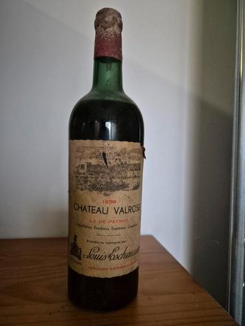 Chateau Valrose 1959 Bordeaux - Zeldzame wijn! beschikbaar voor biedingen