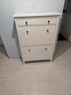 HEMNES Schoenenkast 2 vakken wit 89x30x127 cm, Huis en Inrichting, Kasten | Schoenenkasten, Ophalen, Gebruikt