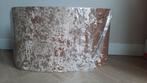 Nieuwe XL velvet lampenkap, champagne-creme kleurig, Huis en Inrichting, Industrieel landelijk, Nieuw, Ophalen of Verzenden, Bruin