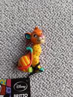 Simba, britto beeldje in doos, Ophalen of Verzenden, Leeuwenkoning of Jungle Boek, Zo goed als nieuw, Beeldje of Figuurtje