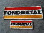 Fondmetal opnaai emblemen per stuk te koop, Verzamelen, Automerken, Motoren en Formule 1, Ophalen of Verzenden, Nieuw, Auto's