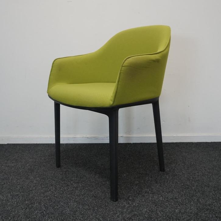 Vitra Softshell Vergaderstoel | Eetkamerstoel | Groen , Huis en Inrichting, Stoelen, Gebruikt, Vijf, Zes of meer stoelen, Hout