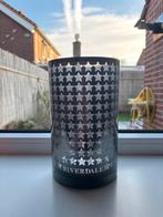 Riverdale Kaarshouder Grijs-Zilver 20cm, Ophalen of Verzenden, Zo goed als nieuw, Grijs, Kandelaar