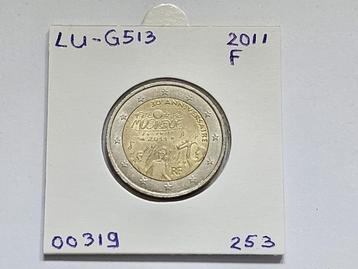 2-euromunt Frankrijk (F) 2011 Herdenking LU-G513 beschikbaar voor biedingen