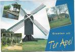 Ter Apel,  Molen met Meerluik, Verzamelen, Ansichtkaarten | Nederland, Verzenden, 1980 tot heden, Gelopen, Groningen
