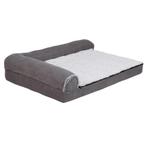 Hondenbank - Bolster Hondensofa - 2XL - 135x100x28cm - Grijs, Dieren en Toebehoren, Hondenmanden, Quore B.V., Verzenden, Nick.karselius@quorebv.com
