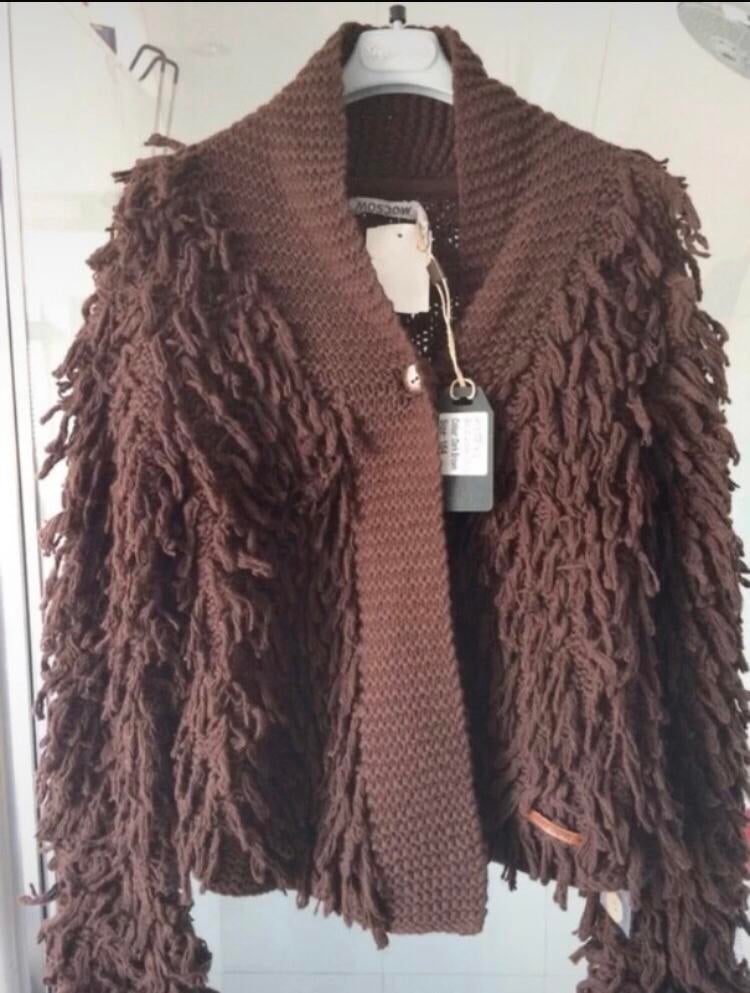 Moscow bruin harig vest mt 164 NIEUW, Meisje, Trui of Vest, Nieuw, Ophalen of Verzenden