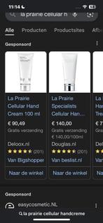 La prairie - cellular handcréme 100ml ~ nieuw, Sieraden, Tassen en Uiterlijk, Uiterlijk | Lichaamsverzorging, Ophalen of Verzenden