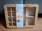 Luxe bamboo sieradendoos/ jewelry box Nieuw, Ophalen, Overige materialen