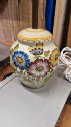 Gouda plateel tafellamp decor Polo, Antiek en Kunst, Ophalen of Verzenden