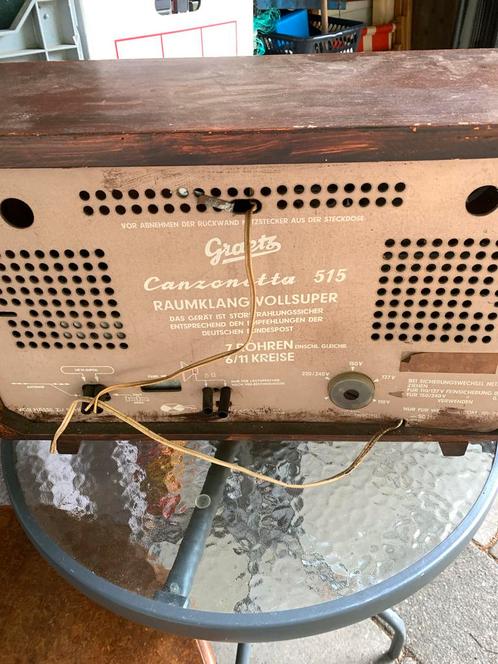 Vintage Graetz Canzonetta 515 Radio, Audio, Tv en Foto, Radio's, Gebruikt, Radio, Ophalen of Verzenden