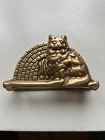 Koperen brieven/servetten standaard., Ophalen of Verzenden, Brons