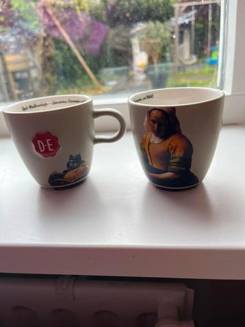 Collectors item Douwe Egberts mok. Het melkmeisje beschikbaar voor biedingen