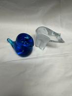 Glazen Vogel en Beer Beeldjes, Ophalen