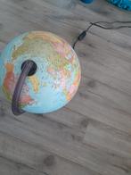Wereldbol globe licht  lamp, Ophalen of Verzenden, Zo goed als nieuw
