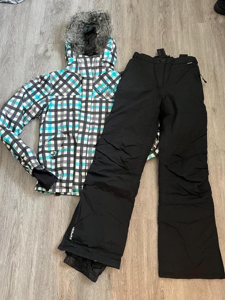 skipak 176  34 skijas o'neill skibroek icepeak ski jas broek, Kinderen en Baby's, Kinderkleding | Maat 176, Zo goed als nieuw