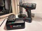 Wurth Master Boormachine met 2 accu’s en lader, Ophalen of Verzenden, Zo goed als nieuw, Boor- en Schroefmachine, Variabele snelheid