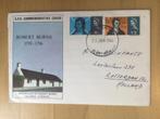 Engeland Robert Burns Commemorative Cover 1966, Postzegels en Munten, Brieven en Enveloppen | Buitenland, Envelop, Ophalen of Verzenden