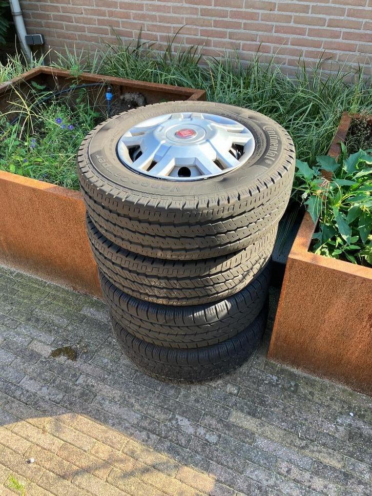 4 complete wielen voor camper, Caravans en Kamperen, Camper-accessoires, Gebruikt, Ophalen