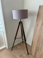 Driepoot lamp, 100 tot 150 cm, Ophalen of Verzenden, Hout, Landelijk