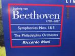 BEETHOVEN. Symph Nos 1 & 5 // MUTI, Orkest of Ballet, Zo goed als nieuw, Classicisme, Verzenden