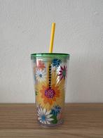 Starbucks beker bloemen, Huis en Inrichting, Ophalen of Verzenden, Zo goed als nieuw, Overige stijlen, Kop(pen) en/of Schotel(s)